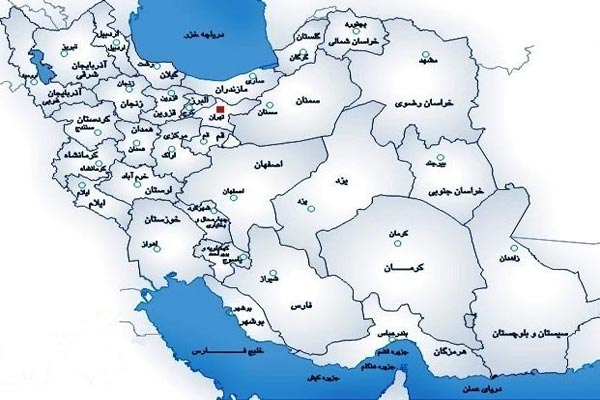 دانلود نقشه شیپ فایل کشور ایران بصورت رایگان - فروشگاه ایرانیان شهرساز