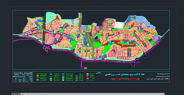 فایل اتوکدی شهر جدید پردیس به صورت رایگان - فروشگاه ایرانیان شهرساز