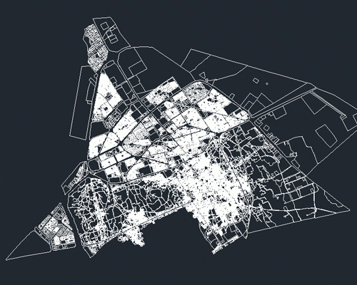 نقشه اتوکد شهر سمنان به صورت رایگان - فروشگاه ایرانیان شهرساز